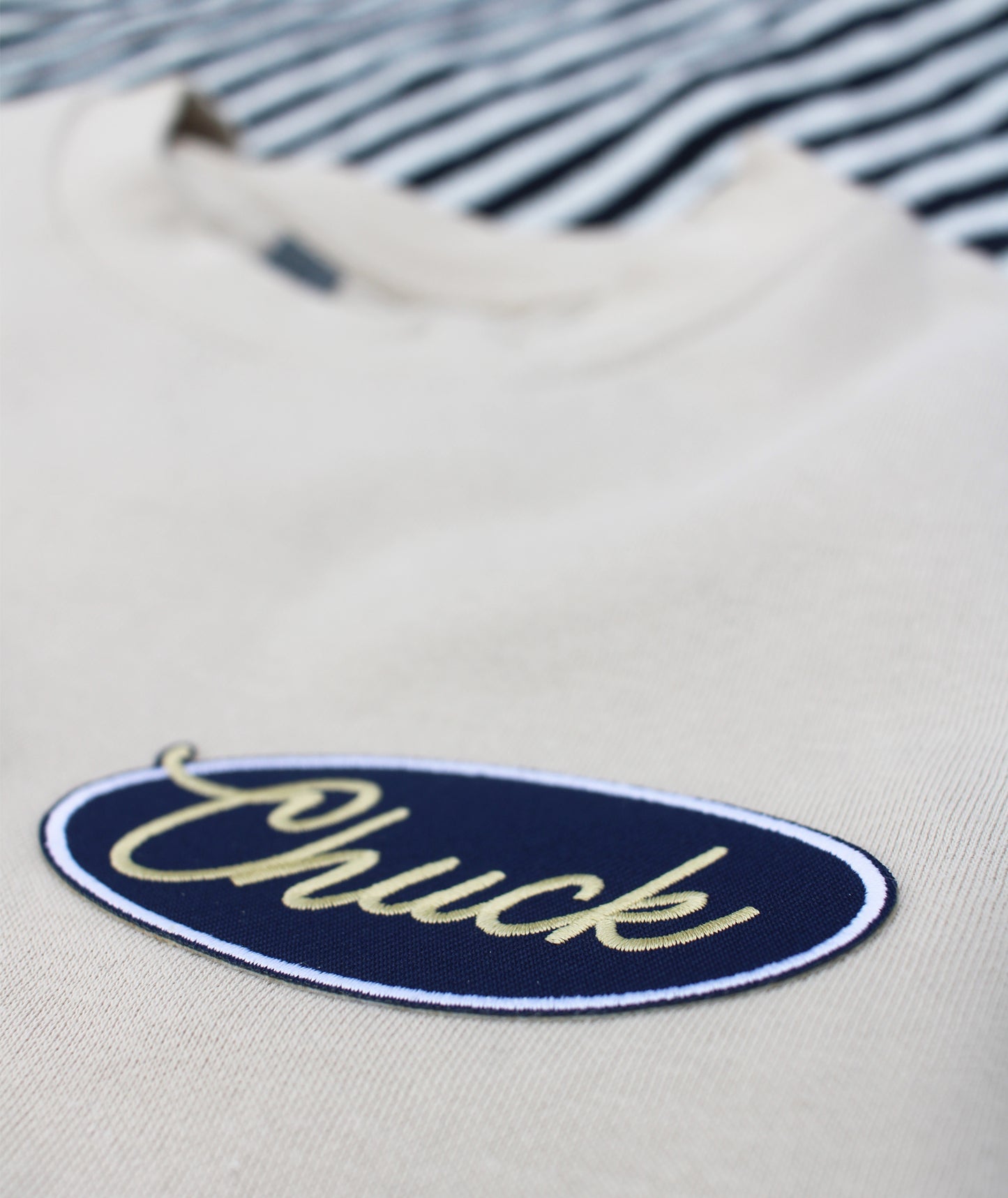 "Chuck" Charleston Crewneck Sweatshirt - Bone