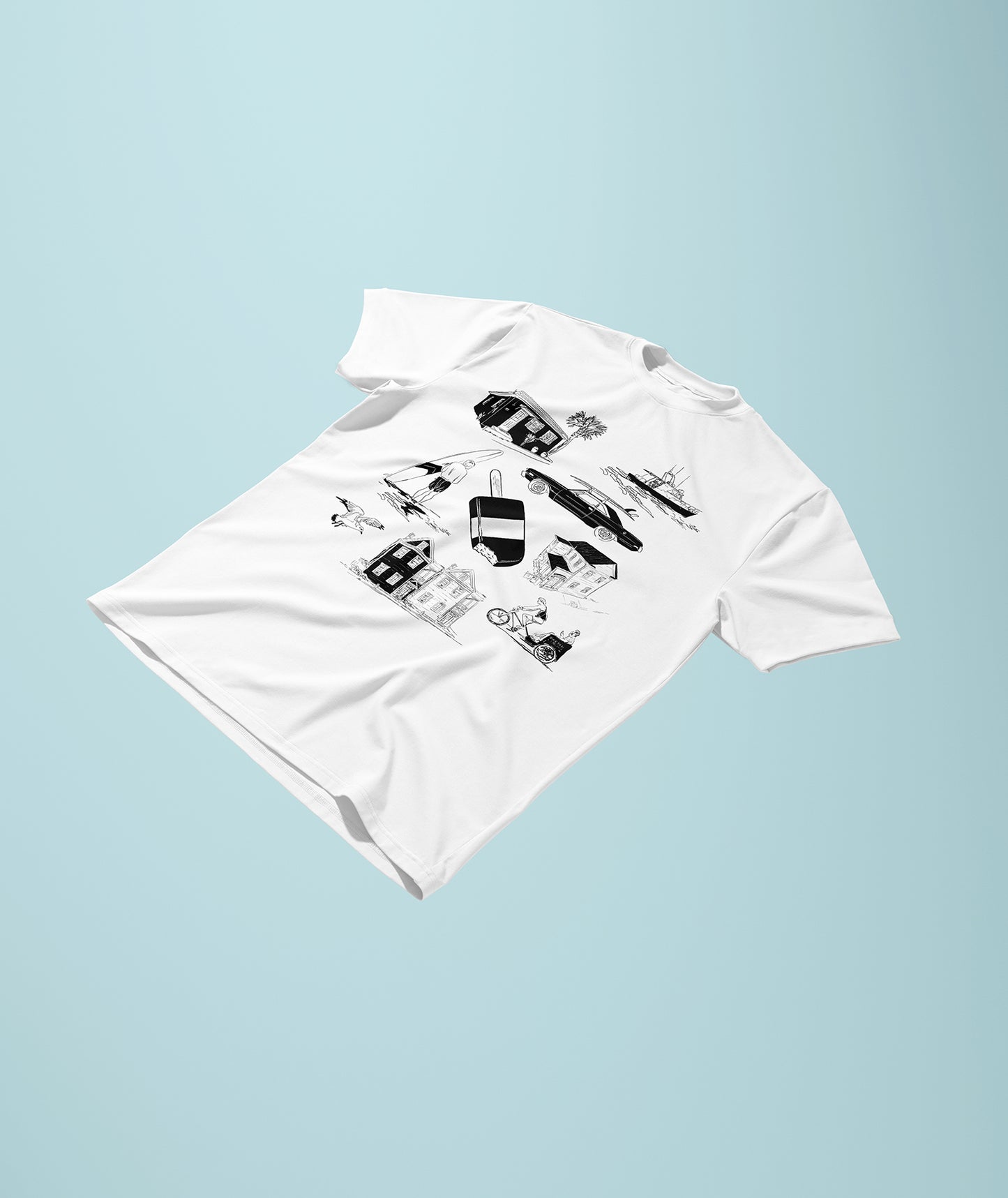 Deluxe Charleston Summer Tee - Black