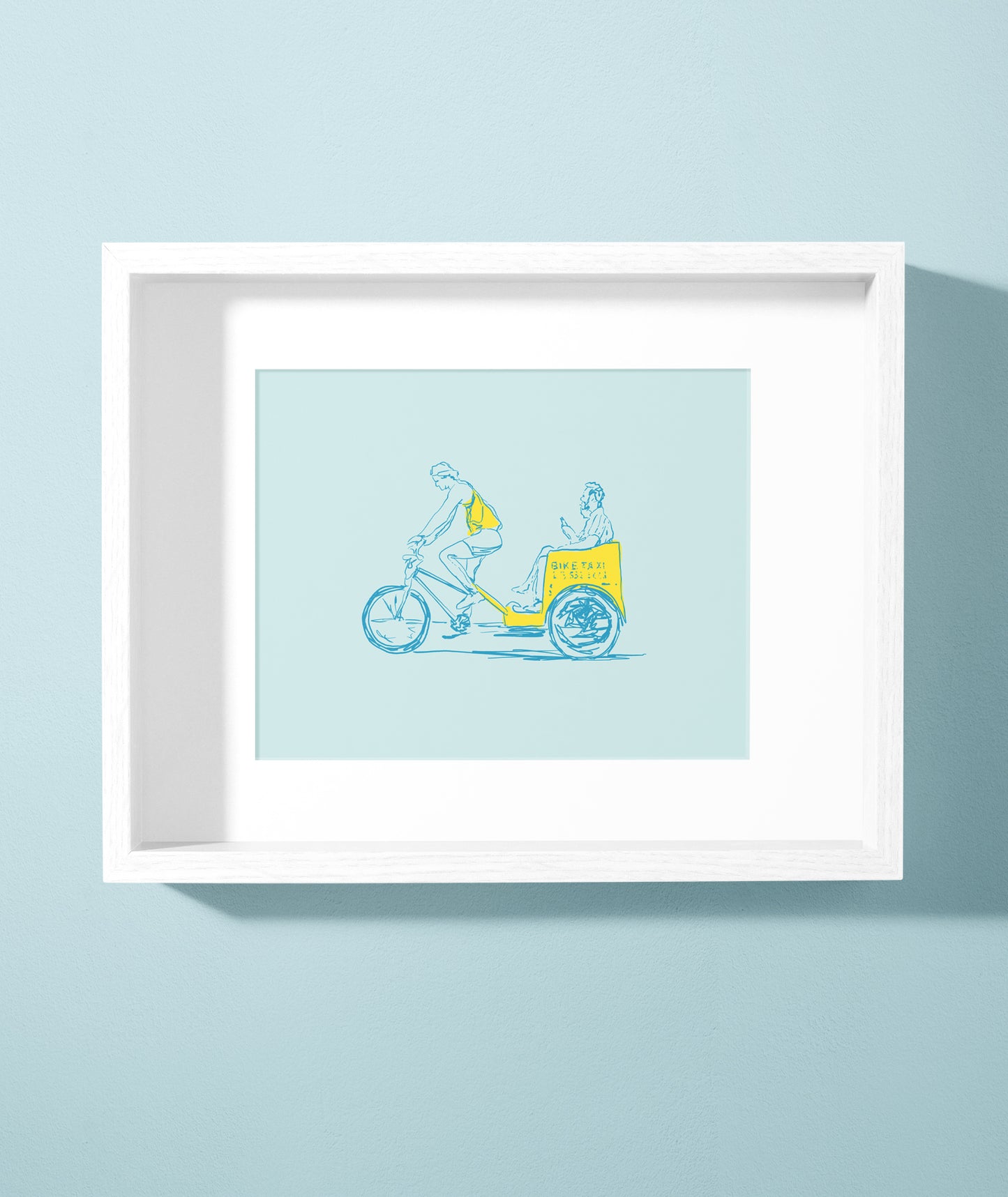 Bike Taxi 8x10 Print