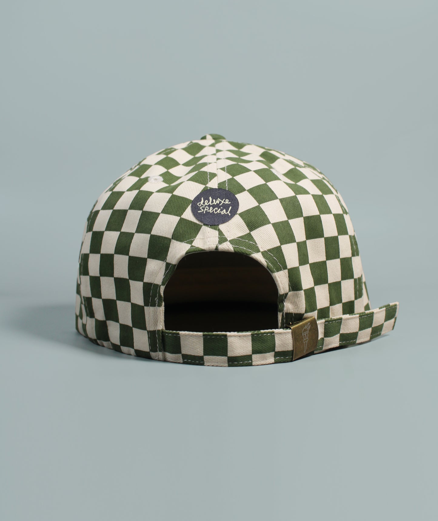 CHS Embroidered Checkerboard Hat - Seaweed