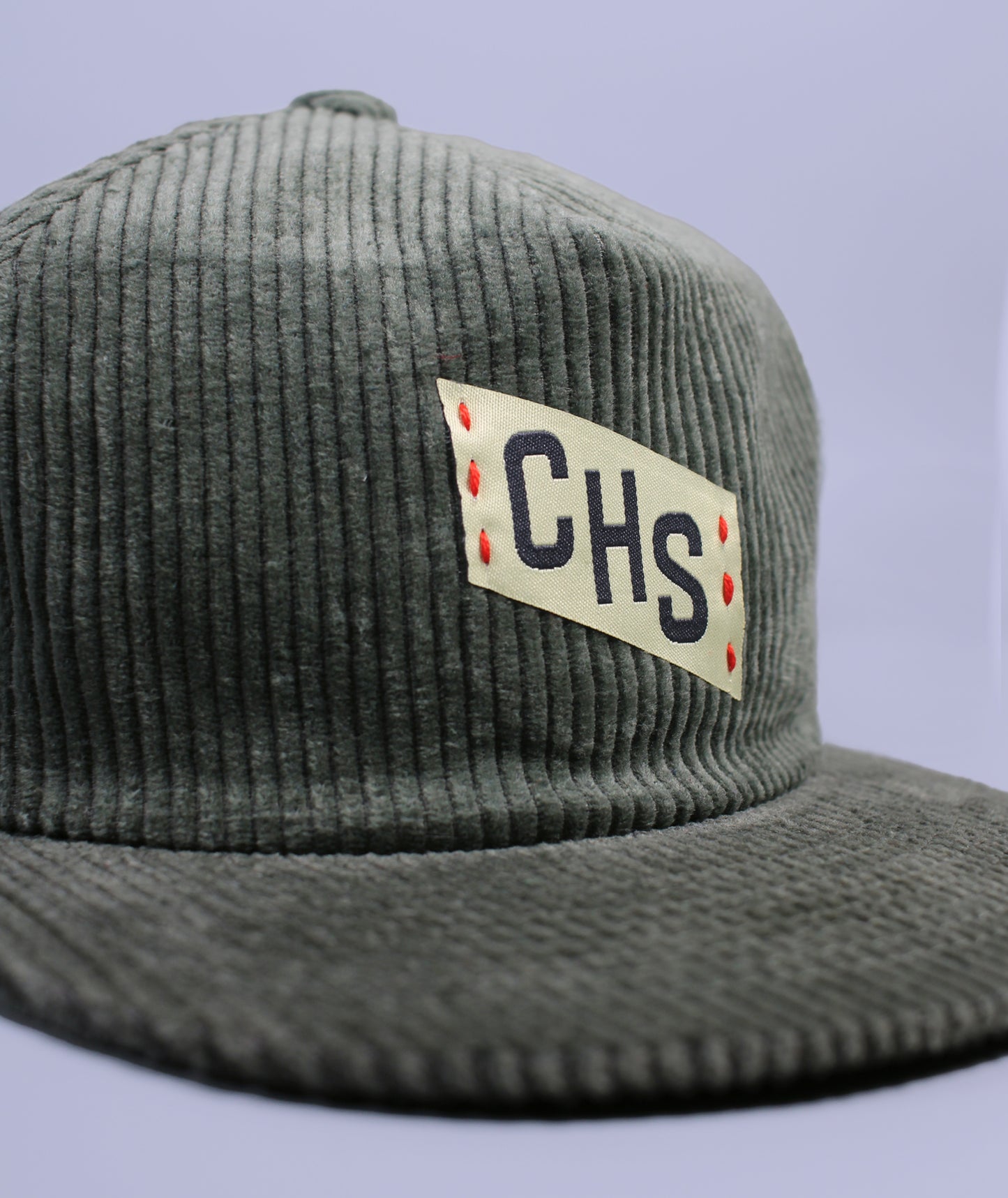 CHS Embroidered Corduroy Hat - Seaweed