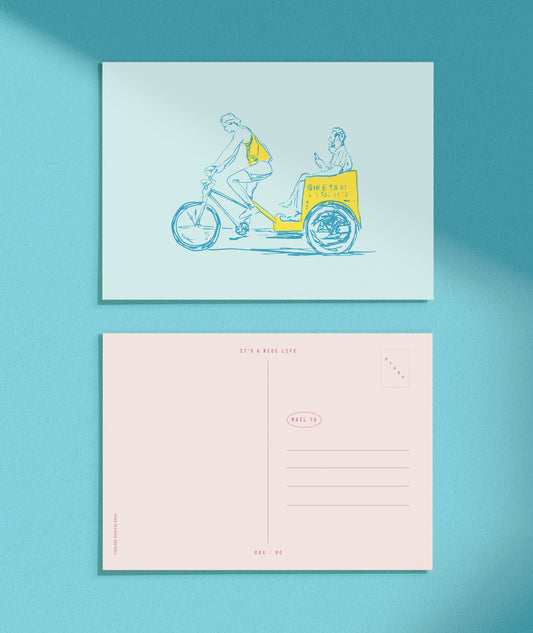 Bike Taxi Postcard