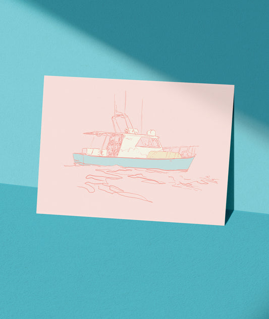 Fishing Boat Postcard