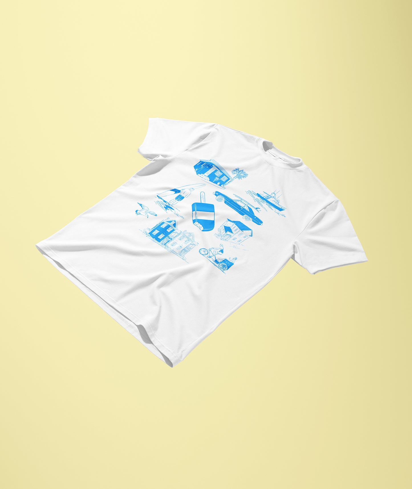 Deluxe Charleston Summer Tee - Blue