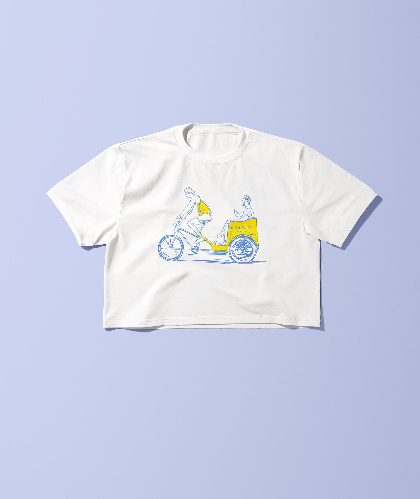 Bike Taxi Relaxed Cropped Tee