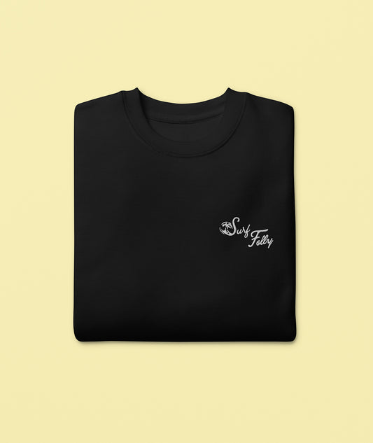 Surf Folly Embroidered Crewneck Sweatshirt