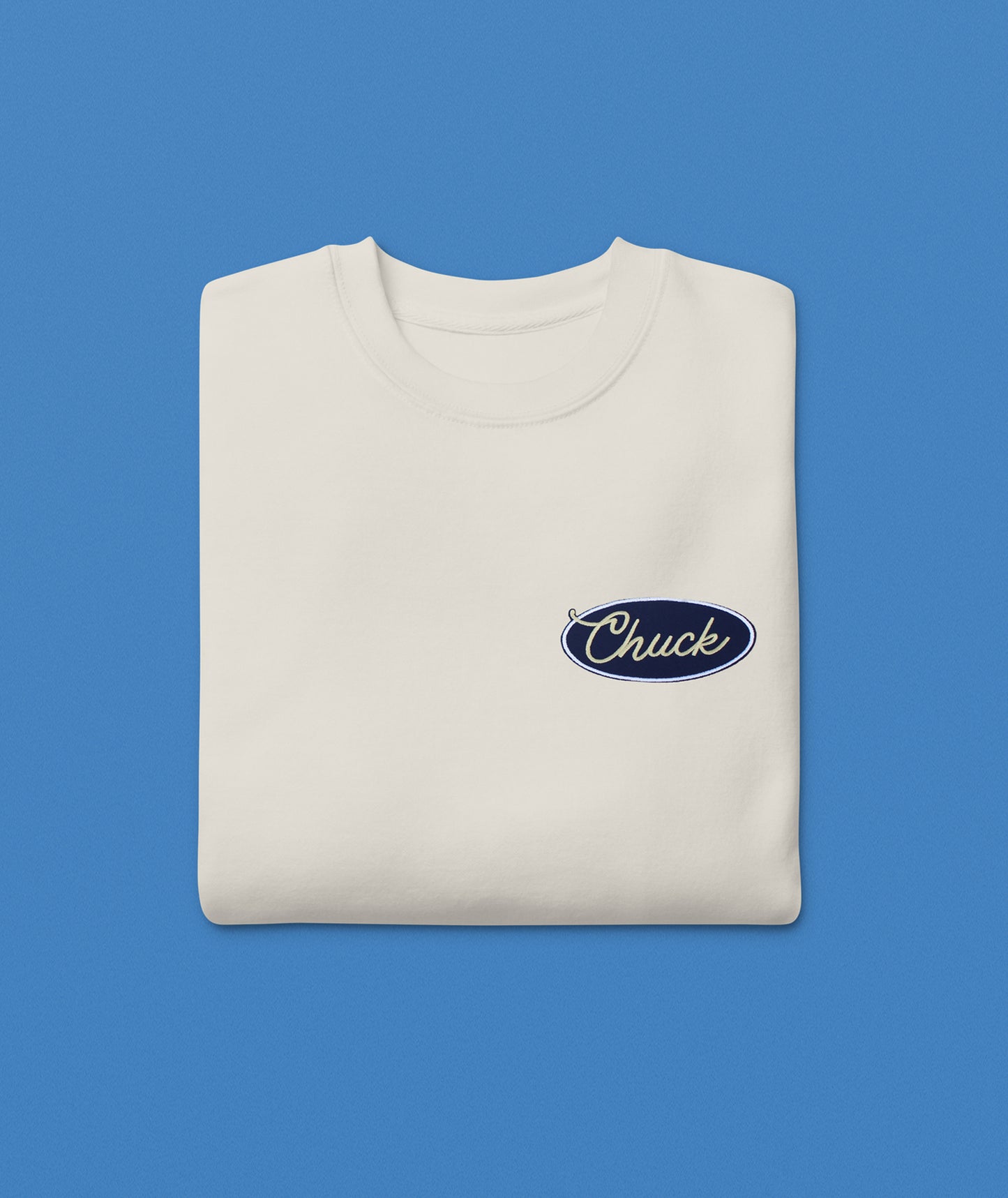 "Chuck" Charleston Crewneck Sweatshirt - Bone