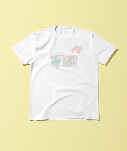 Folly Beach Cottage Tee