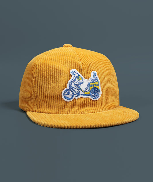 Bike Taxi Corduroy Hat - Sunshine