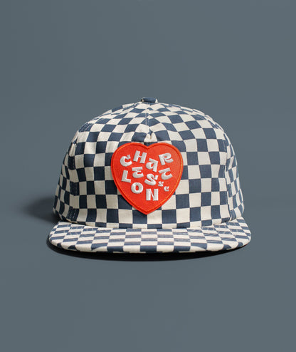 I Heart Charleston Checkerboard Hat