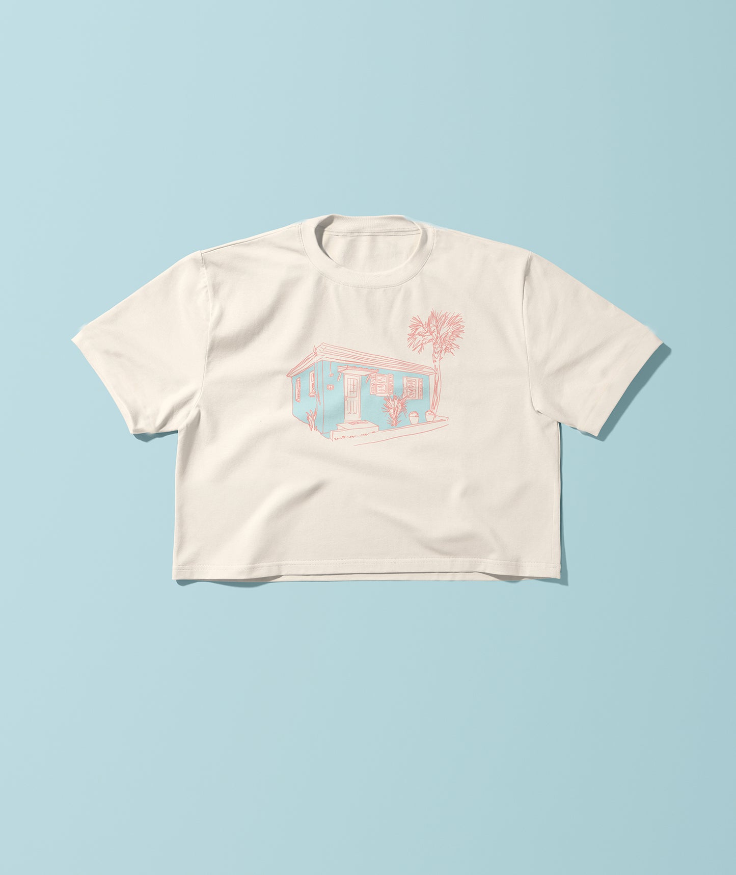Beach Cottage Relaxed Cropped Tee