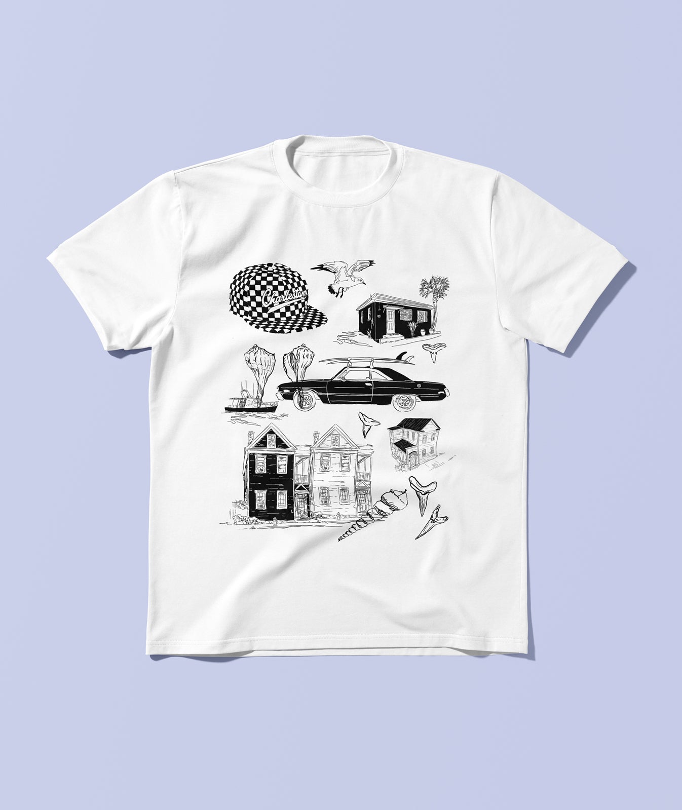 Deluxe Charleston Tee - Black