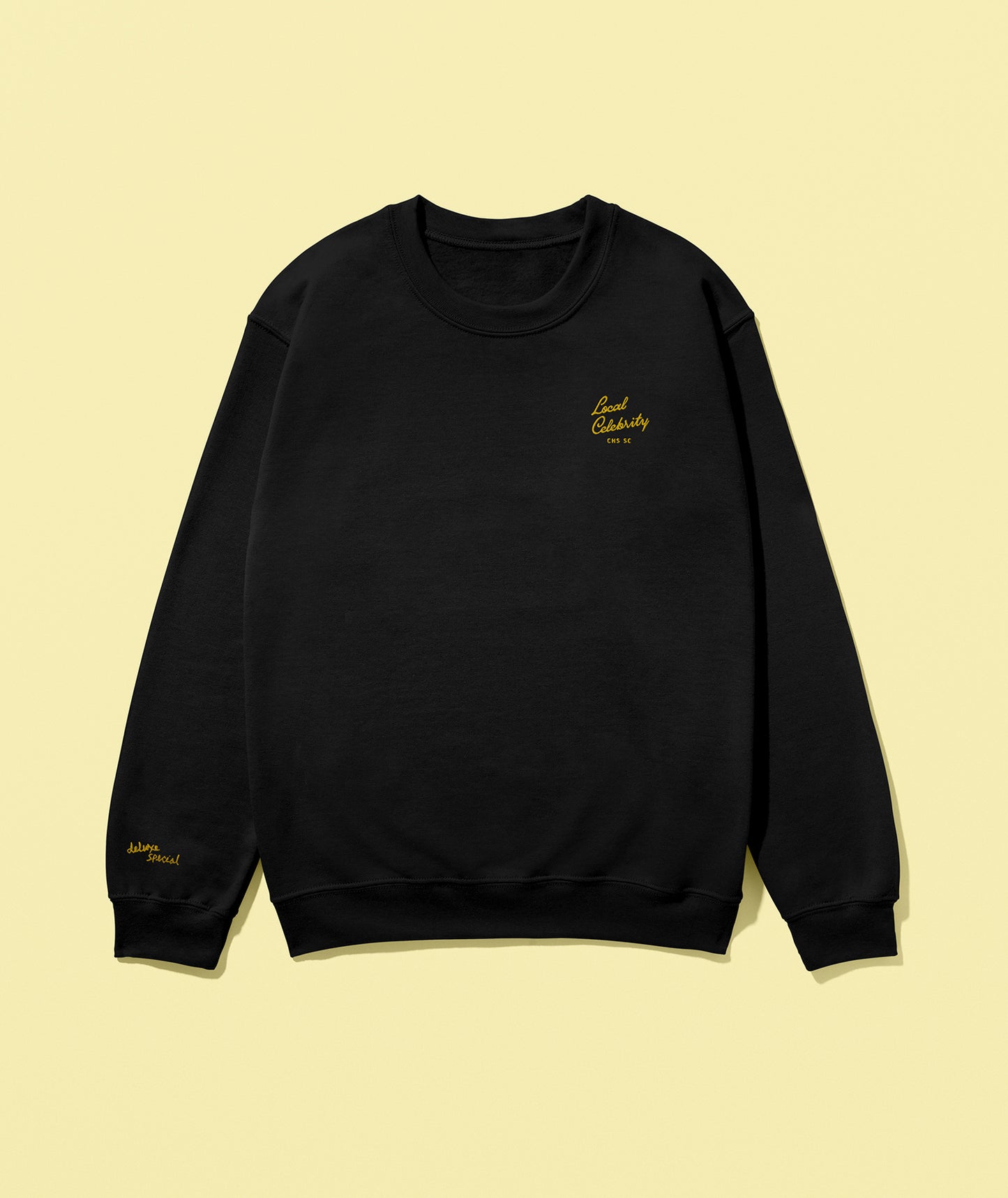 Local Celebrity Embroidered Crewneck Sweatshirt