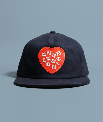 I Heart Charleston Snapback Hat - Marine