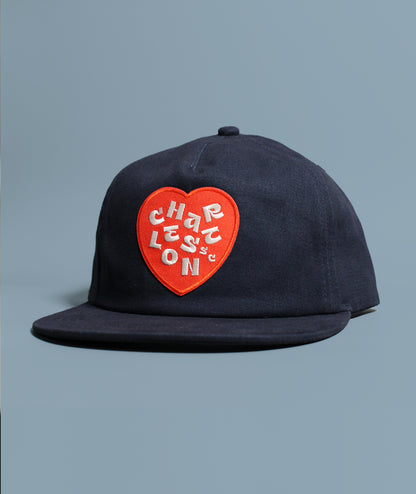 I Heart Charleston Snapback Hat - Marine