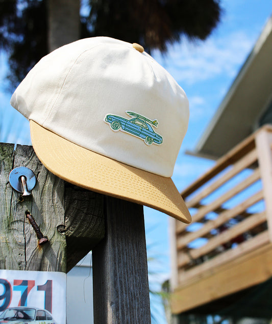 Seabird Surf Two-Tone Baseball Cap - Golden