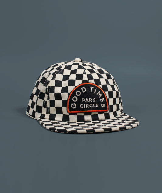 Good Times Park Circle Checkerboard Kids Hat