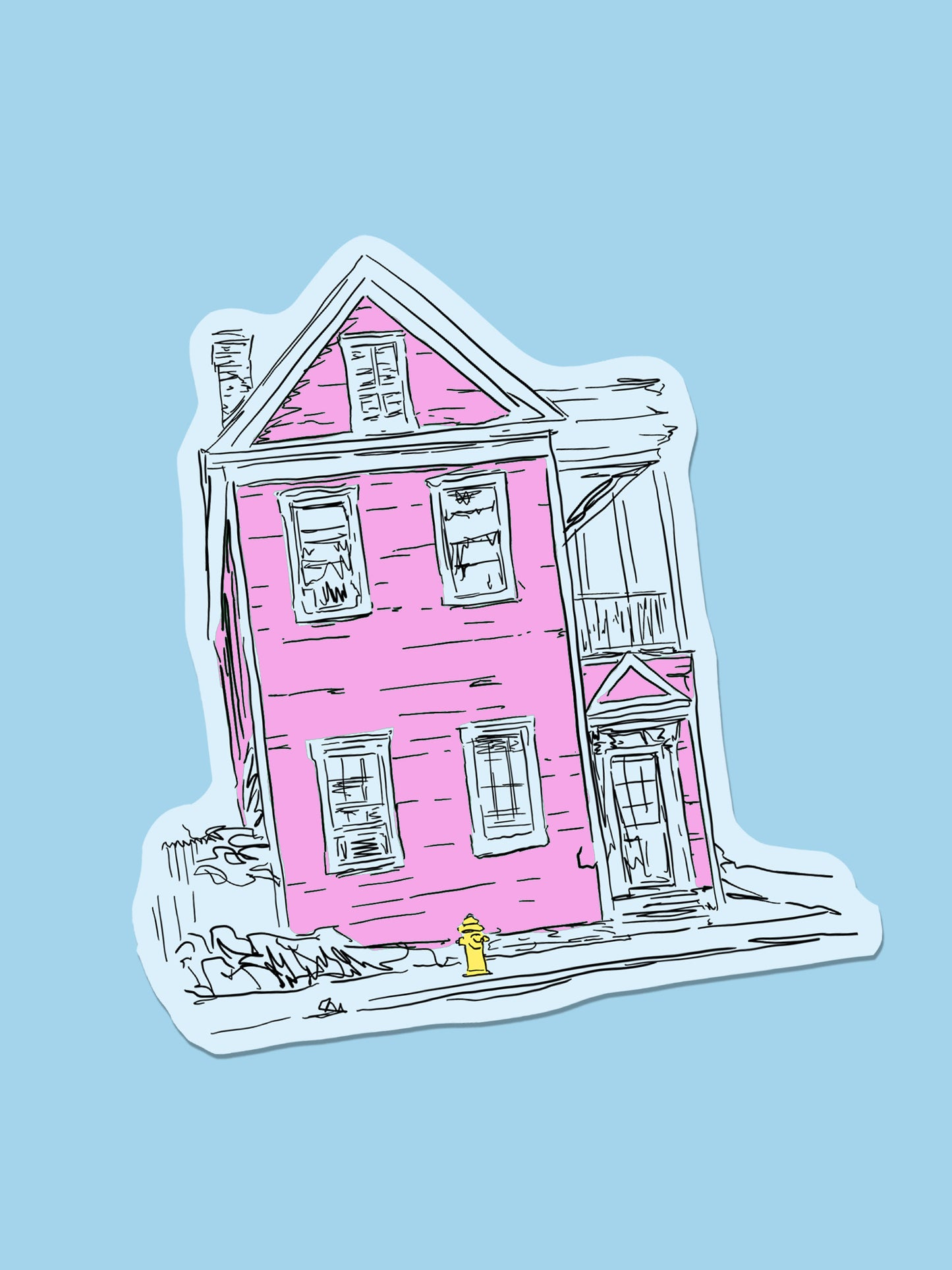 Charleston Single Sticker - Pink