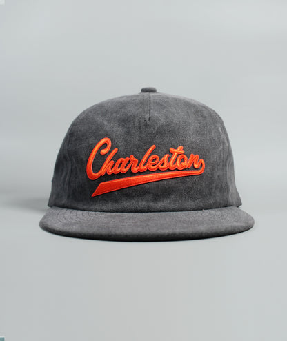 Sporty Charleston Vintage Washed Hat - Black