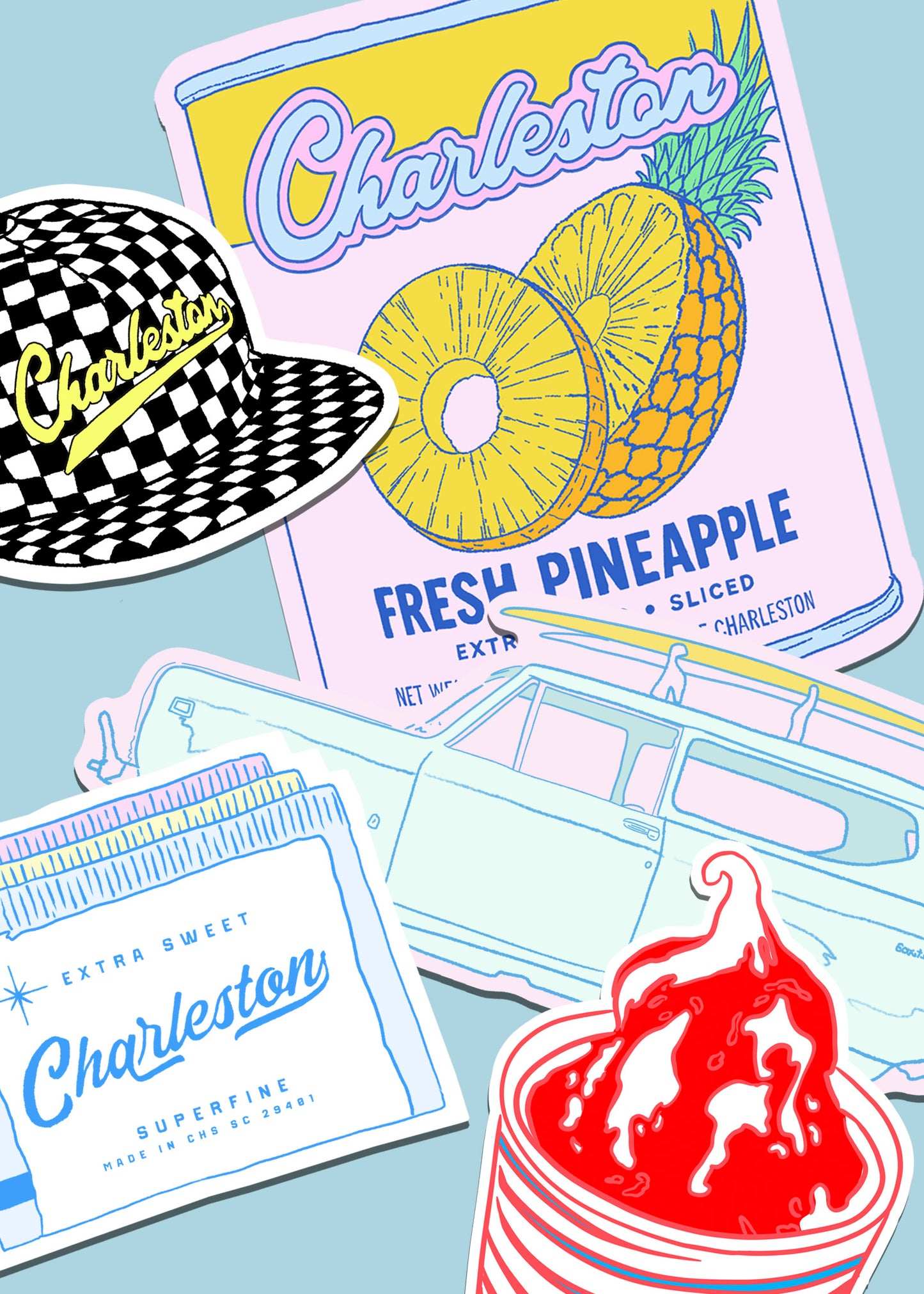 Sweet Charleston Sticker